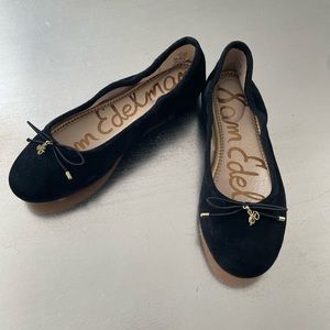 Sam Edelman suede ballet flats, girls size 4.5. NWT